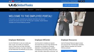 
                            7. Employee Portal | ULG SkilledTrades