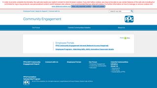 
                            3. Employee Portals - PPG Foundation