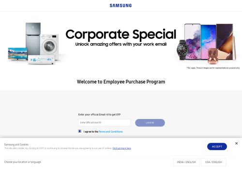 
                            11. Employee Purchase Program by Samsung India