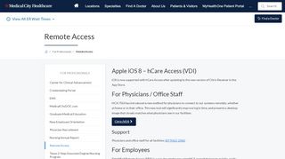 
                            12. Employee Remote Access | Medical City Healthcare