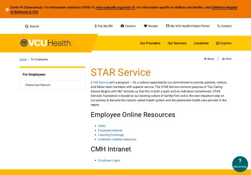 
                            5. Employee Resources | VCU Health