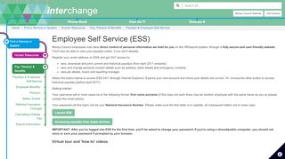 
                            12. Employee Self Service (ESS) - interchange