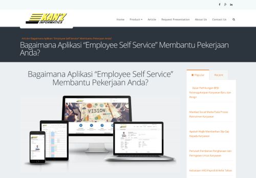 
                            12. Employee Self Service - HR & Payroll Software Indonesia