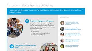 
                            8. Employee Volunteering & Giving - Salesforce.org