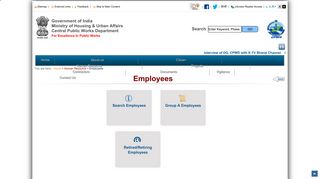 
                            4. Employees | Central Public Works Department, Government of ... - Cpwd