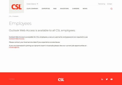 
                            3. Employees - CSL Limited