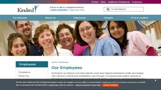 
                            3. Employees | Kindred Healthcare