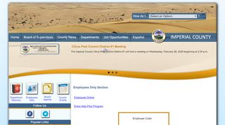 
                            13. Employees Only - Imperial County Website