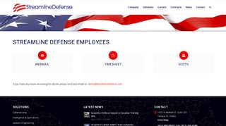 
                            8. Employees – Streamline Defense