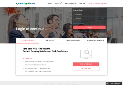 
                            6. Employer Login - Recruiter Login - Naukrigulf