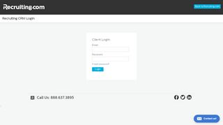 
                            3. Employer Login - Recruiting.com