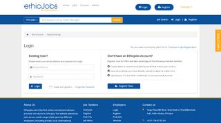 
                            3. Employer Login/Registration - Ethiojobs