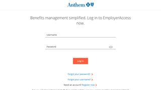 
                            7. Employer Portal - Anthem Blue Cross