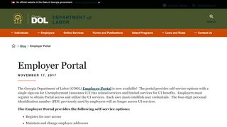 
                            12. Employer Portal | Department of Labor