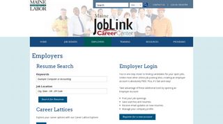
                            1. Employers - | Maine JobLink