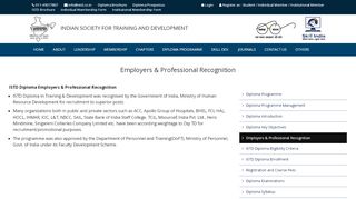 
                            4. Employers & Professional Recognition - ISTD