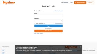 
                            2. Employers - Users : Mynimo