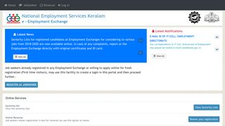 
                            5. Employment Exchange - kerala.gov