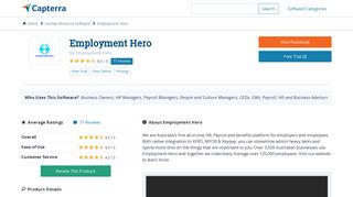 
                            11. Employment Hero Reviews and Pricing - 2019 - Capterra