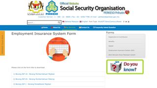
                            3. Employment Insurance System (EIS) - Perkeso