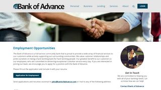 
                            11. Employment Opportunities at Bank of Advance