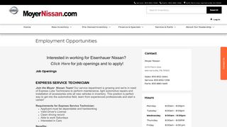 
                            12. Employment Opportunities | Moyer Nissan