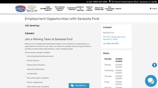 
                            9. Employment Opportunities | Sarasota Ford