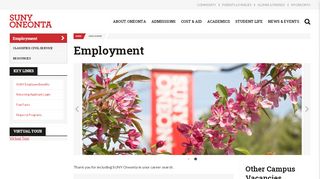 
                            13. Employment Opportunities | SUNY Oneonta