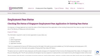 
                            7. Employment Pass Status | www.singaporeemploymentpass.sg
