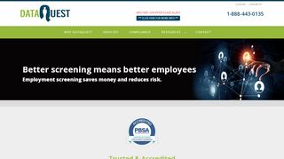 
                            8. Employment Screening Services - DataQuest