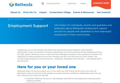 
                            1. Employment Supports - Bethesda Lutheran Communities