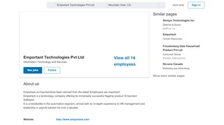 
                            6. Emportant Technologies Pvt Ltd | LinkedIn