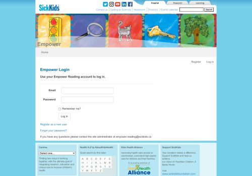 
                            8. Empower Login - EMPOWER Resources Website - Sick Kids