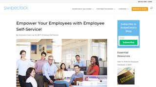 
                            4. Empower Your Employees with Employee Self-Service! - SwipeClock