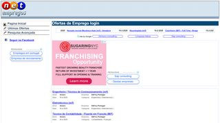 
                            2. Emprego login - Net-Empregos