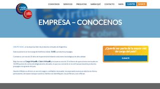 
                            7. Empresa – Conocenos - Carga Virtual