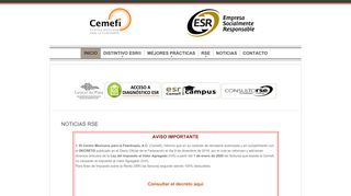 
                            8. Empresa Socialmente Responsable - Cemefi