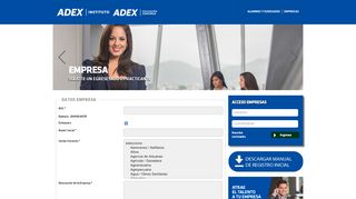 
                            9. Empresas - Portal de Empleo - adex