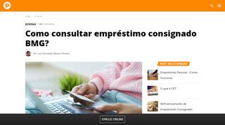 
                            10. Empréstimo Consignado BMG como Consultar | Portal Consignados