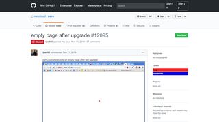 
                            6. empty page after upgrade · Issue #12095 · owncloud/core · GitHub