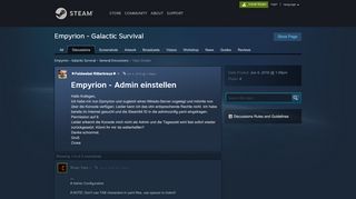 
                            6. Empyrion - Admin einstellen :: Empyrion - Galactic Survival General ...