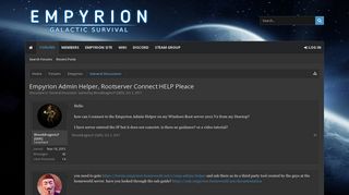 
                            1. Empyrion Admin Helper, Rootserver Connect HELP Pleace | Empyrion ...