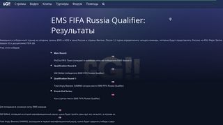 
                            7. EMS FIFA Russia Qualifier: Результаты - GoodGame