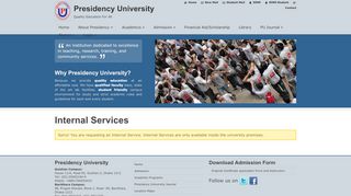
                            4. EMS Login - Presidency University