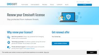 
                            12. Emsisoft | Renew Your License