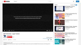 
                            8. EMT Refresher - Login Tutorial - YouTube
