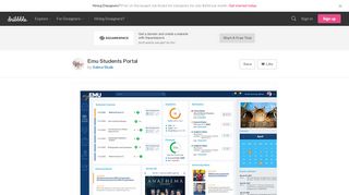 
                            7. Emu Students Portal by Salma Skaik | Dribbble | Dribbble