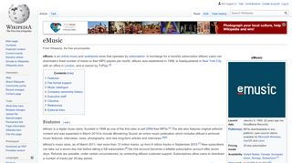 
                            11. eMusic - Wikipedia