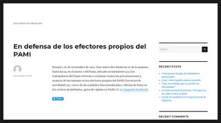 
                            13. En defensa de los efectores propios del PAMI - ATE Rosario