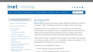 
                            7. En FoCo ETP | Instituto Nacional de Educación Tecnológica